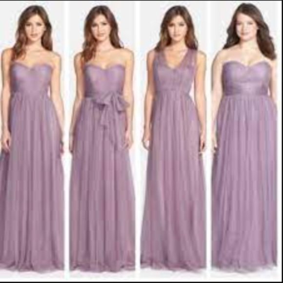 Lilac/Light purple Jenny Yoo Annabelle convertible bridesmaid dress - Picture 2 of 6